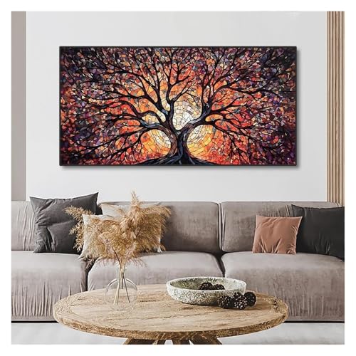 Décoration de maison tableau nature fantastique arbre géant