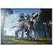 Tyrannosaurus Rex Con Due Quetzalcoatlus Che Pattugliano Il Cielo Sullo Sfondo - Premium 200 Pezzi Puzzle - MyPuzzle Collezione speciale di Puzzle Galaxy