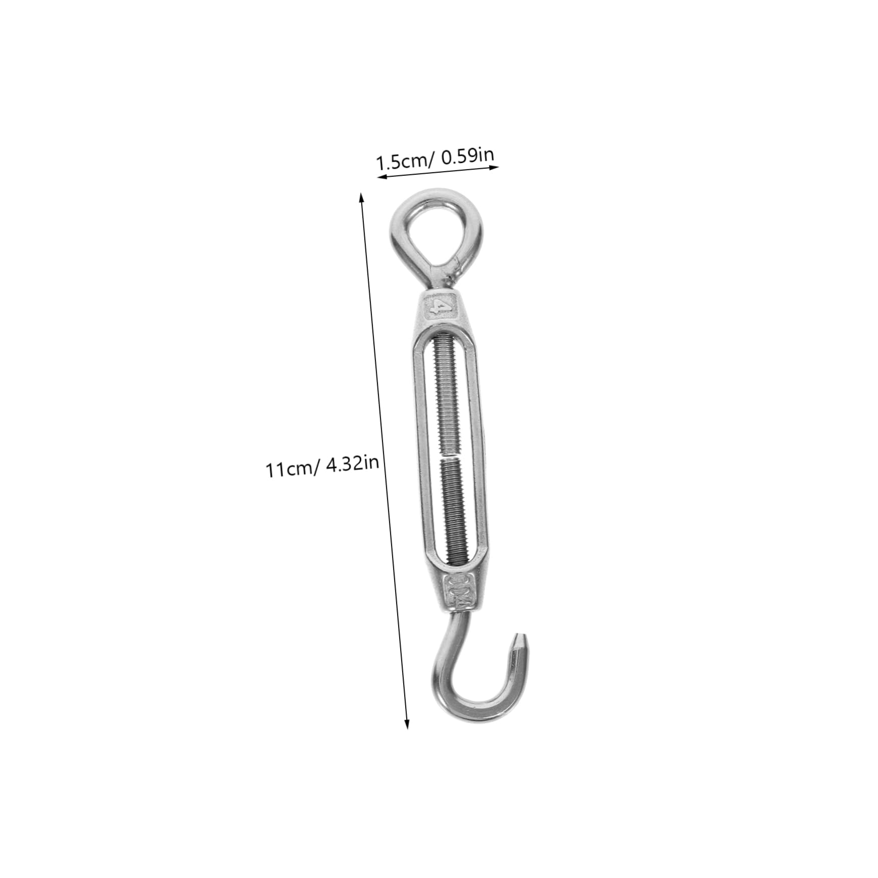 Homoyoyo Heavy Duty Wire Rope Tensioner Kit for Outdoor String Lights Easy to Install