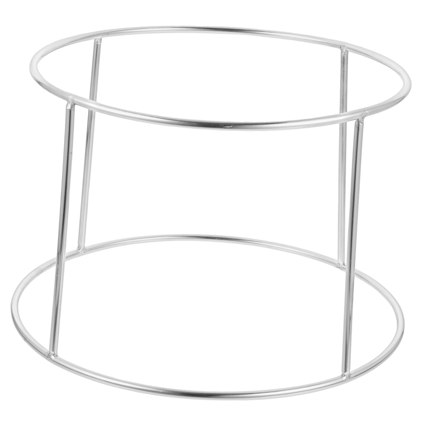 SOLUSTRE Stainless Steel Seafood Display Rack Double Food Tray Holder Stand for Buffets Resistant Desktop Seafood Holder Elegant Design for Parties and Events