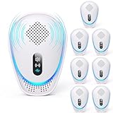 2026 Fooxem Upgraded Ultrasonic Pest Repellent 7 Packs, Mouse Traps Repellent Plug in, 3 Modes, Pest Control, for Mouse, Rodent, Roach, Bugs, Mice, Spider, Ant, Mosquito, Indoor Repeller for Home
