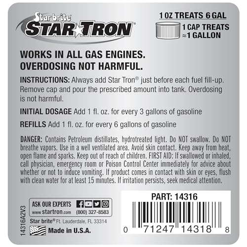 Image of Star Tron Enzyme Fuel Treatment - Gas, Stabilizes Old Gasoline