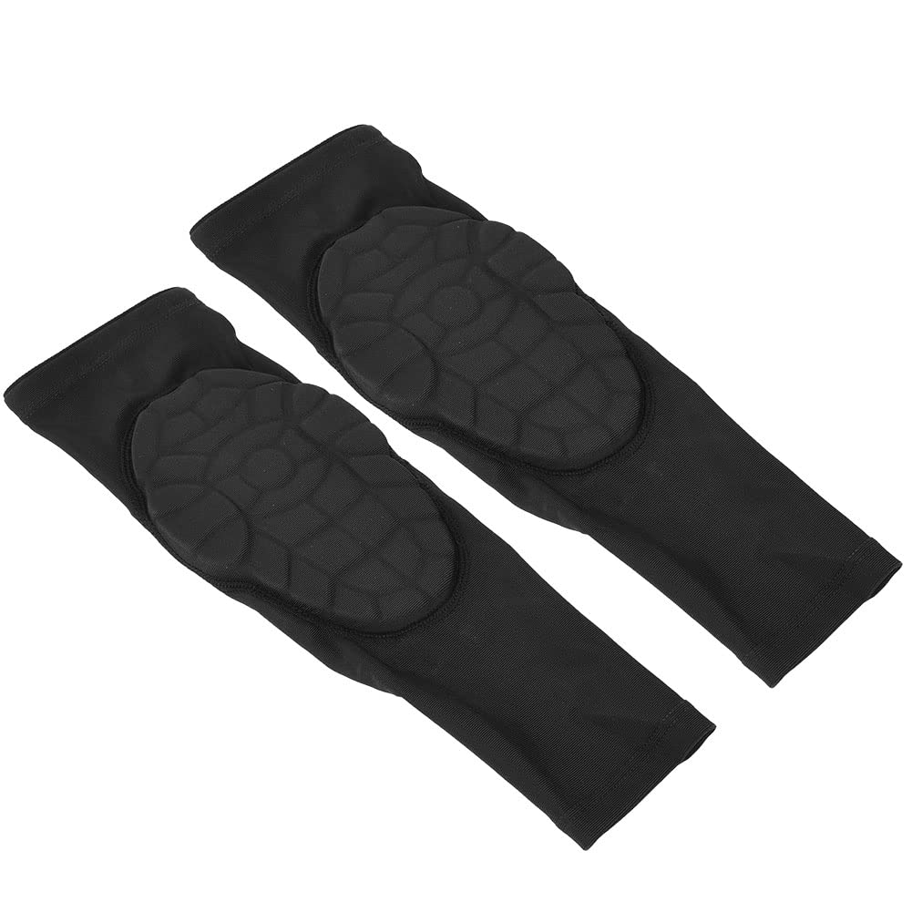 OUKENS Elbow Brace Support, 1 Pair Kids Youth Elastic Arm Pad Elbow Pads Guards Protective Gear for Sports Basketball(M), Medium