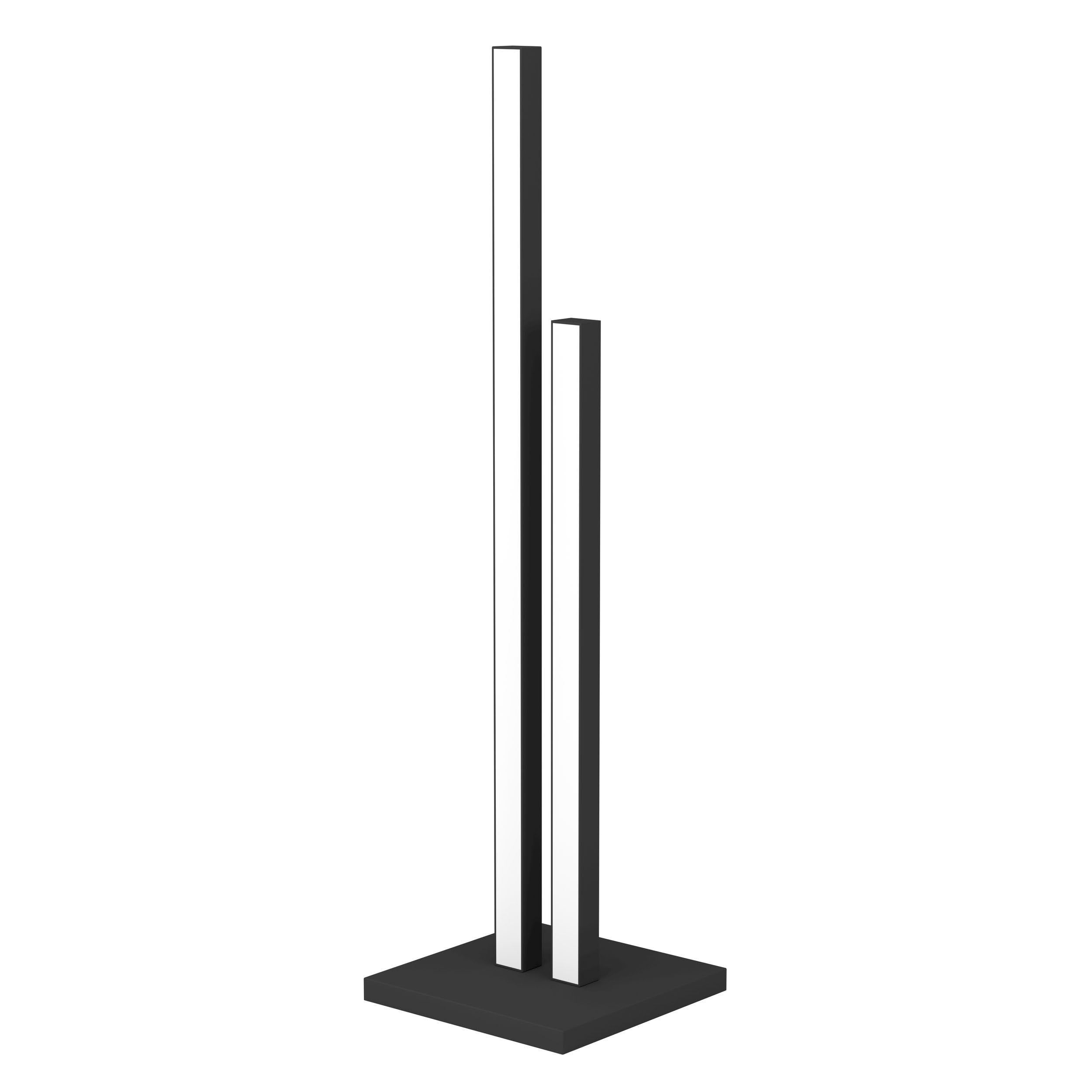 Lampe de salon minimaliste Cannigiona en métal rigide