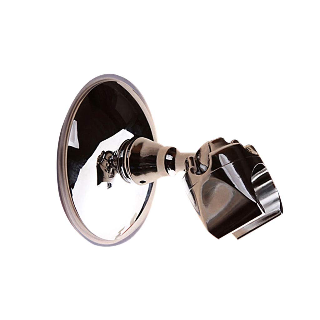 Soporte de la cabeza de la ducha de la succión del soporte de la pared del montaje de la pared ABS Ajustable Soporte de vacío extraíble Portátil Plata