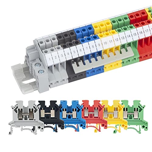 Bloque de terminales UK 2,5 para cable 2,5mm en tiras de conector eléctrico 8