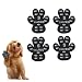VALFRID Dog Paw Protector Rugged Anti Slip 24 Pieces,Disposable Self Adhesive Resistant Dog Shoes Booties Socks Replacemen S