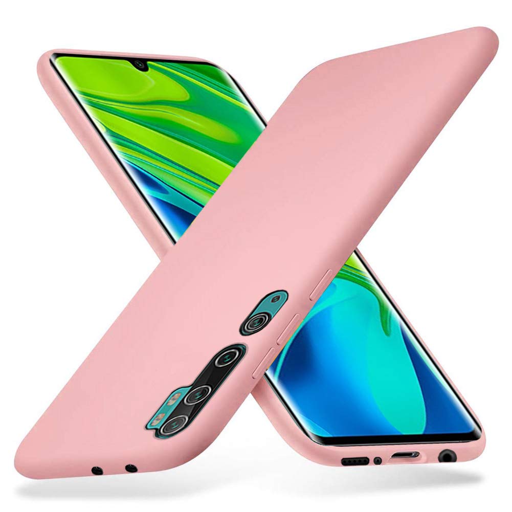 Richgle Compatible with Samsung Galaxy S22 5G Case & Tempered Glass Screen Protector, Slim Soft TPU Silicone Case Cover Shell Compatible with Galaxy S22 5G (6.1") - Pink RG81420