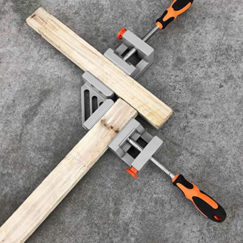 ZOENHOU 2 PCS Right Angle Clamp, 90 Degree Double Handle Corner Clamps with Adjustable Swing Jaw, Aluminum Alloy Wood Clamps Jig Tools For Woodworking Picture Framing by ZOENHOU - Image 6