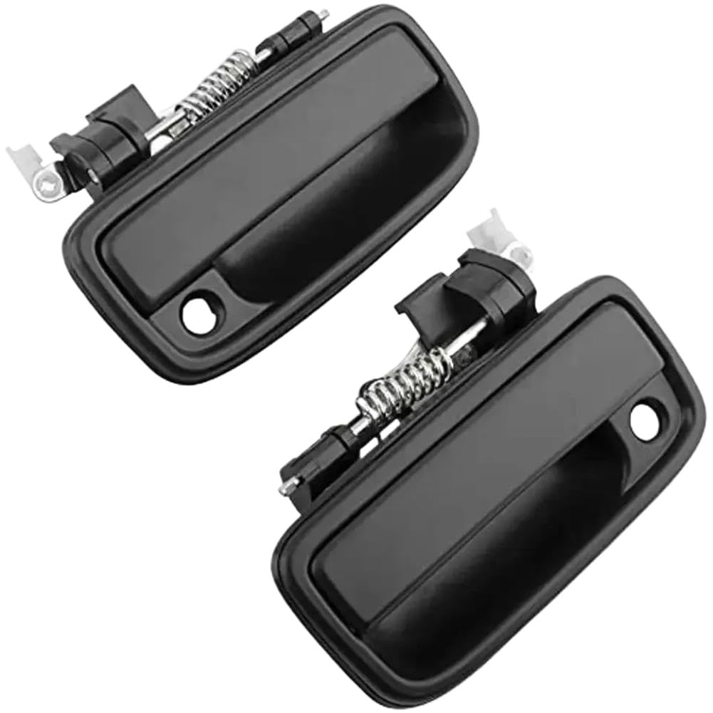 VsfAroYfs Outside Exterior Door Handle Black Pair Left and Right Compatible with Toyota Tacoma 1995-2004 02-12 69220-35020 69210-35020