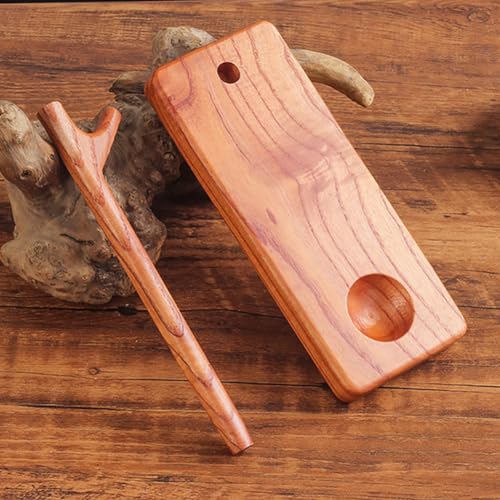Tom's Wheezes Wooden Tobacco Pipe Stand Holder for Smoking Pipe - Detachable Desktop Decorative Rack for Long Stem Churchwarden Accessories - Image 4
