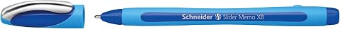 SCHNEIDER SLIDER MEMO TUKENMEZ KALEM XB MAVİ