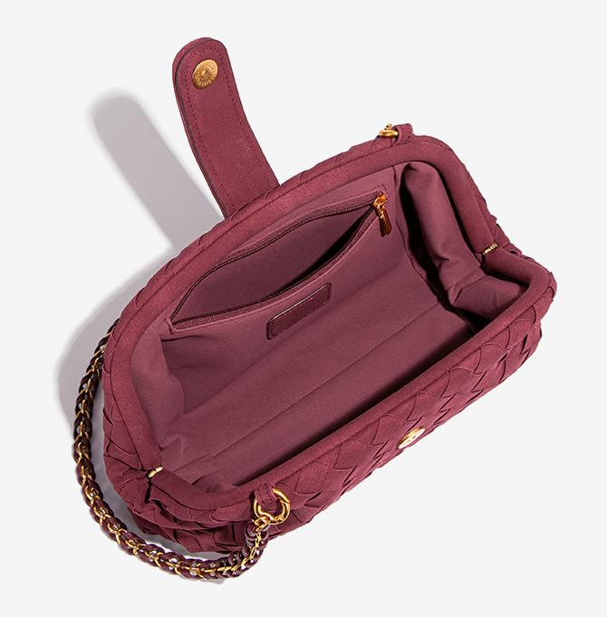 Image of Molodo Woven Bags for Women Shoulder Bag PU Leather Handwoven Crossbody Bag Satchel Woven Purses