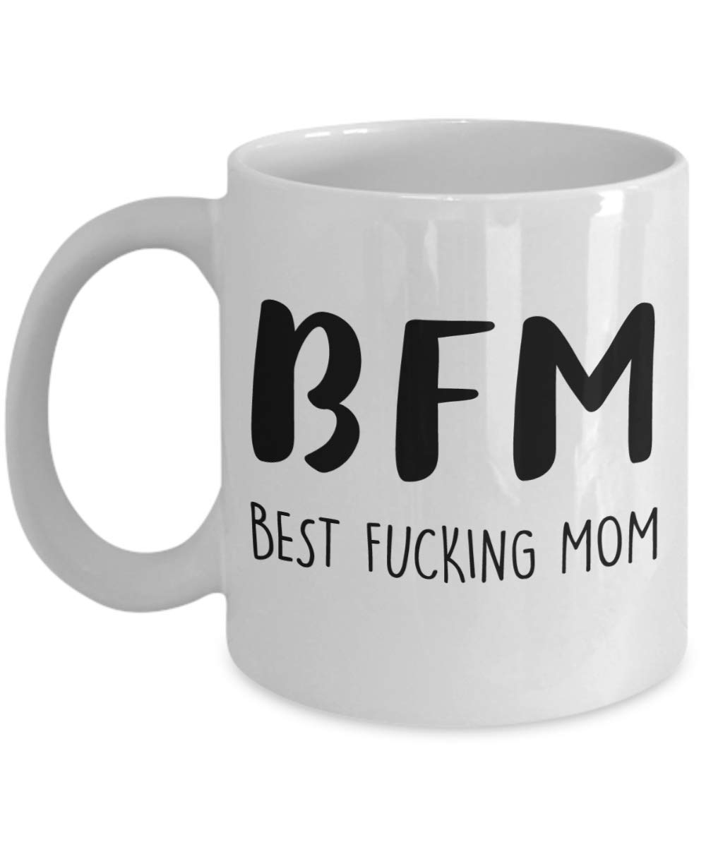 LAMF Mom Birthday Mug, Bfm Bff Best Fucking Mom Mug, Best Fucking Friend, Best Friends Forever, Mom Birthday Gift, If Found Please Return To Mug, Unique Gift Idea For Mom From Daughter Son (15 oz)1653