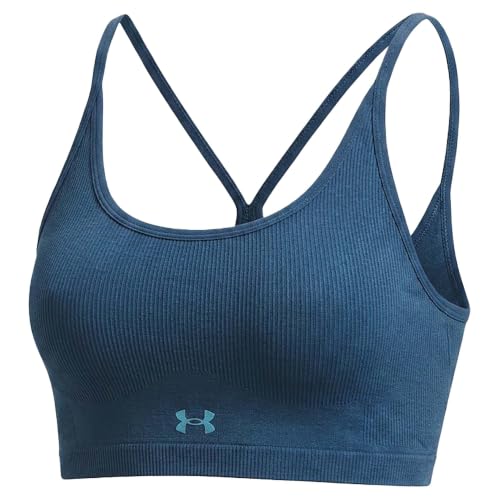 Under Armour Top Seamless Cotton sujetador deportivo sin costuras de sujeción ligera para mujer