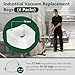 72 Ft. Dust Collection Bags (4 Packs) Fits for Longo Pack System, Industrial Vacuum Replacement Bag Fit for Any Dust Collector Specially on Ermator, Husquvarna S26, S36 Models, Within Zip Ties