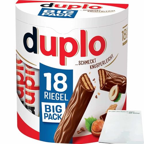 usy Bundle für Duplo Big Pack 18 Riegel (327g Packung) + usy Block