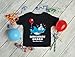 Birthday Boy or Girl Shark Shirt 1st 2nd Birthday Outfit Infant Kids T-Shirt 18M Navy