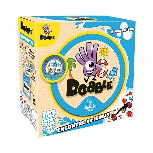 Galápagos, Dobble: À Prova d'Água, Jogo de Cartas Competitivo, 2 a 8 jogadores, 15 min