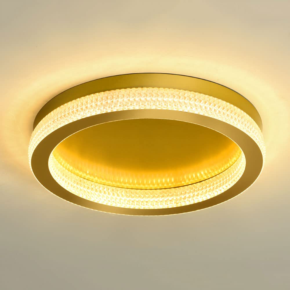 Plafonnier LED encastré tricolore en acrylique et métal blanc