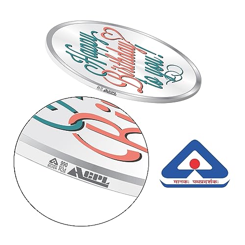 Image of Precious Moments Happy Birthday Silver Coin 10 Grams | 20 Gram | 50 Gram BIS Hallmarked 999 Purity with Gift Box by ACPL