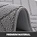 JEEDOVIA Door Mat Indoor, Non-Slip Rubber Backing Entry Rug & Door Mats, Low-Profile Entryway Rugs, Absorbent Resist Dirt Doormats Machine Washable Inside Floor Door mat,Grey 20