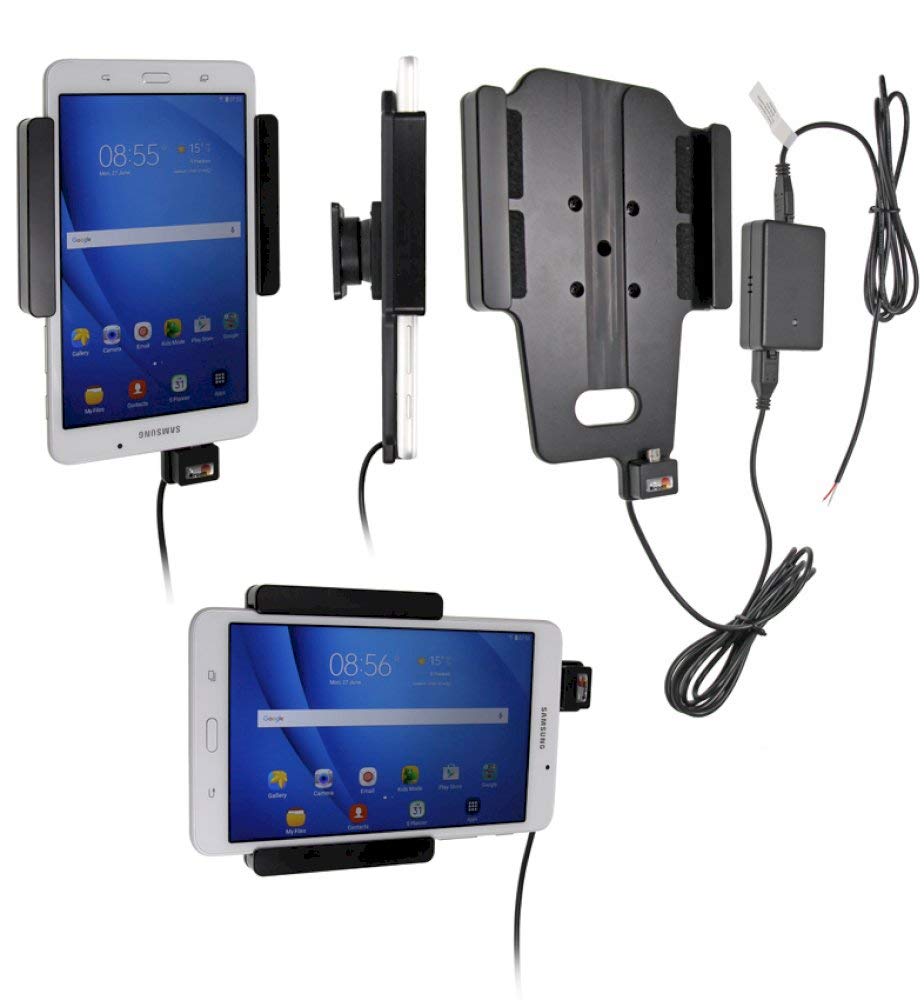 Brodit 513897 - Soporte (Teléfono móvil/smartphone, Soporte activo para teléfono móvil, Negro, Ventosa, CC, 12/24)