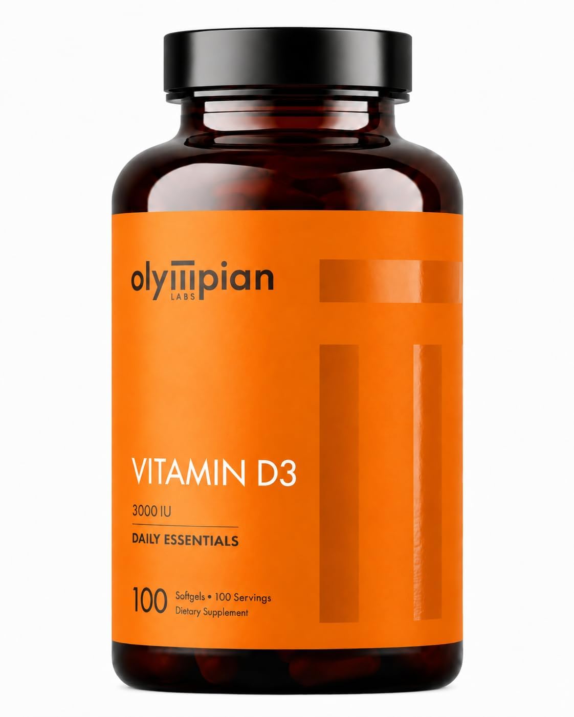 Olympian Labs Vitamin D3 3000 Iu 100 Capsules Supporting Strong Bones