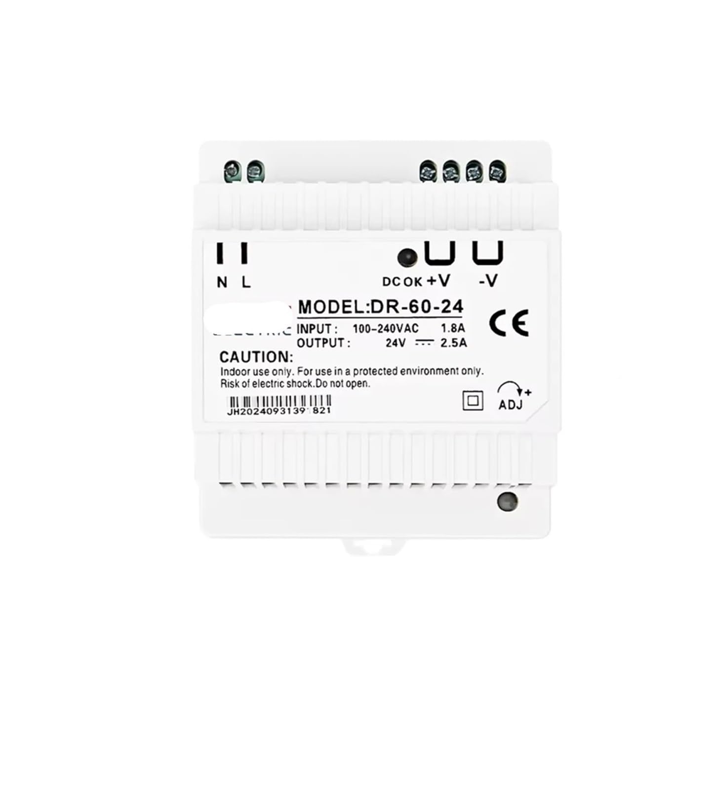 Alimentation DR-15 12V transformateur rail DIN 15W monophasé - 5