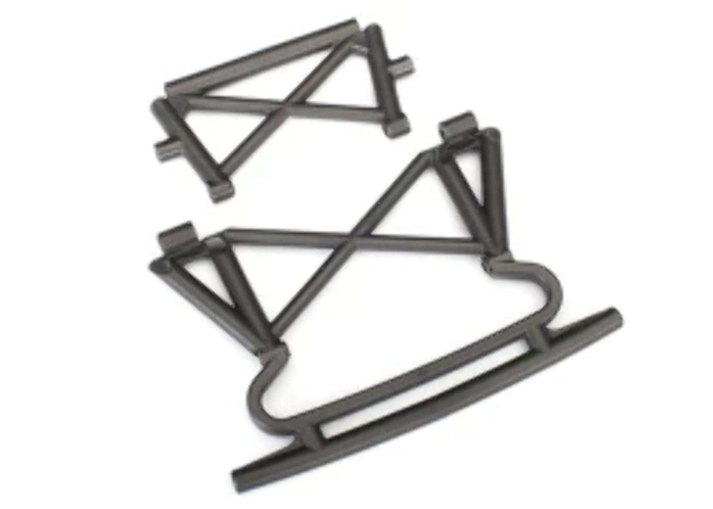 Traxxas 8535 Front Bumper and Support, Black