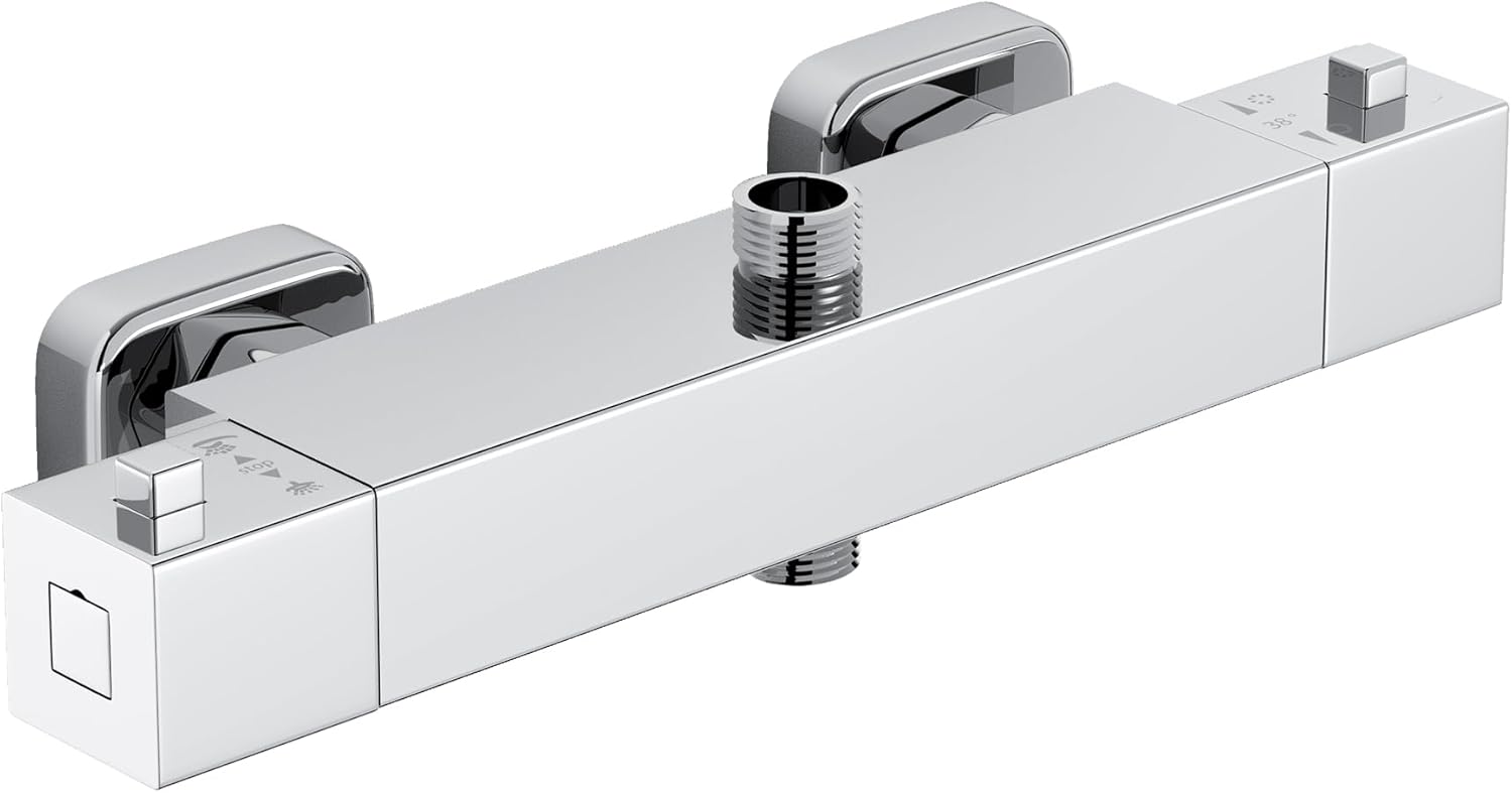 MORADO Thermostatic Bar Mixer Shower, Thermostatic Shower Bar with 3/4