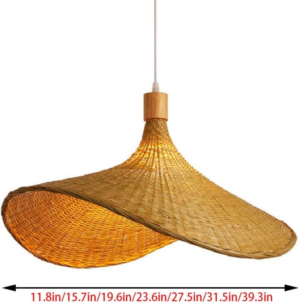 Luminaire suspendu osier pour ambiance salon chaleureuse - 7