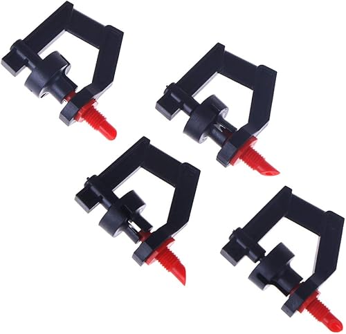 Miniatura 6 de Boquilla de trípode micro rotativa tipo G de 360, cabezal de rociadores, rociadores refractiva de nebulización para plantas de riego de refracción