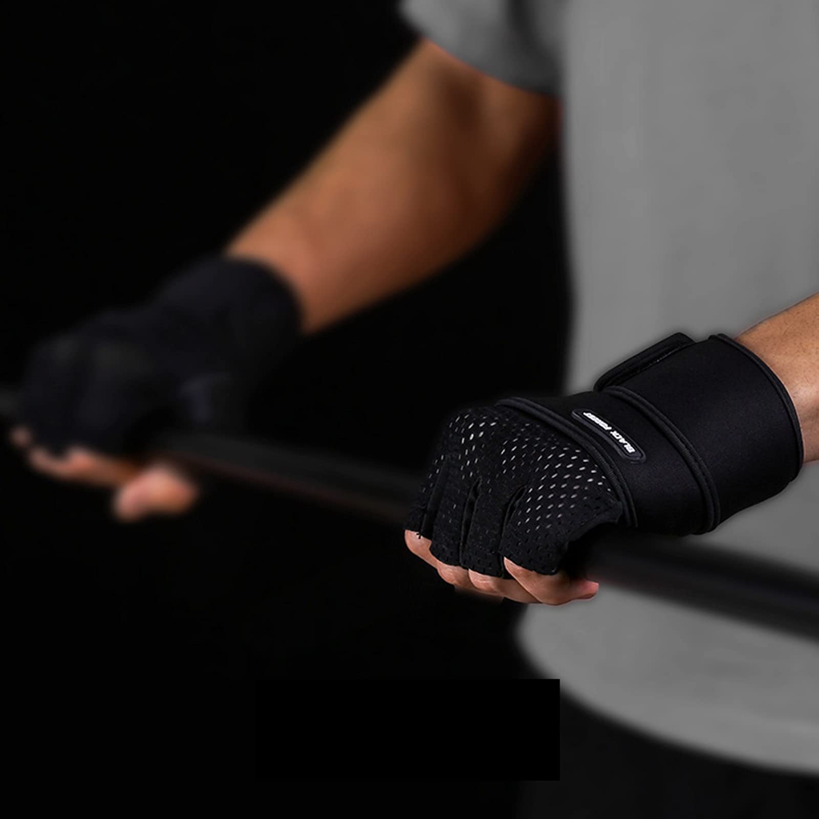 Guanti da guida senza dita, guanti sportivi, guanti mezze dita, guanti for sollevamento pesi, allenamento in palestra, guanti fitness for uomini e donne con supporto for il polso e protezione completa