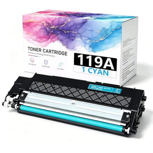 Cartouche de Toner 119A bleu à haut rendement pour imprimante HP Color Laser 150a 150w 178fnw