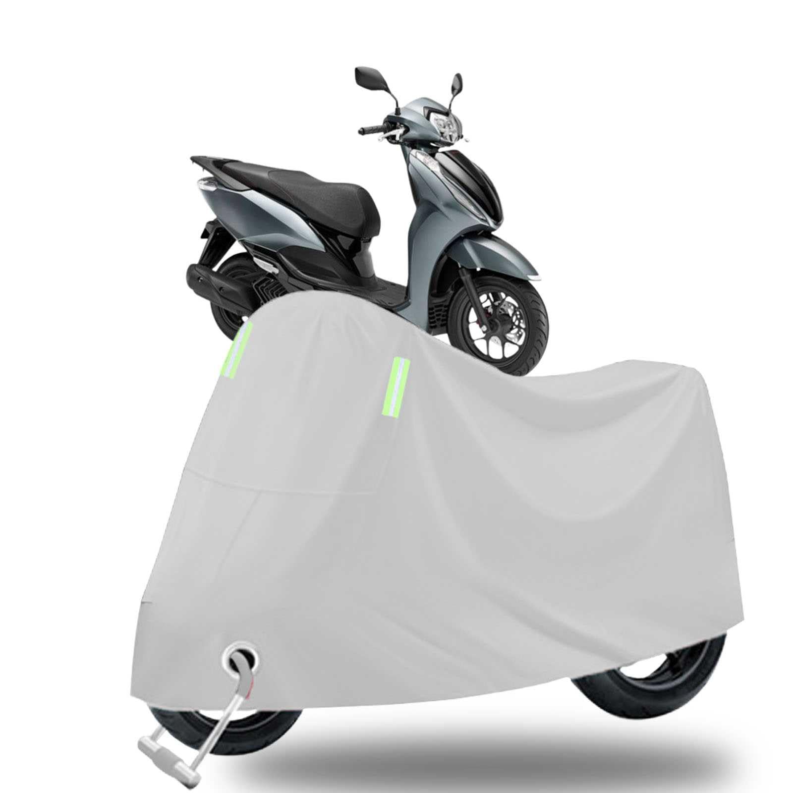 シロクマ　　カバー付き Amazon | バイクカバー に適合する ホンダ リード125 専用 原付 カバー