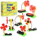 STEM Toys Science Kits, 7 Bulk Electric Circuit Kit for Kids Classroom, STEAM Activities Crafts Electrical Experiment 2nd 4th 5th Grade STEM Gifts, Build a Fan Activity Projects School Party Favors
