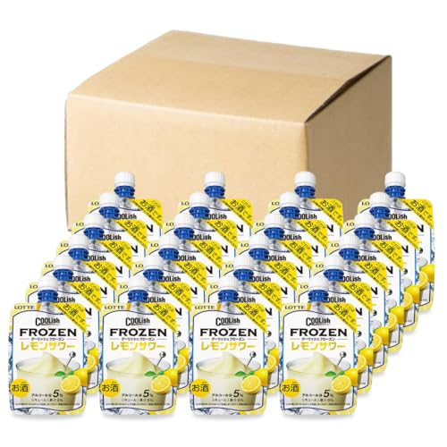 [冷凍]お酒 ロッテ クーリッシュフローズン レモンサワー 140ml×24個入［アルコール分5%］のサムネイル