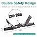 2 Pcs Seat Chest Harness Buckle,Anti Escape Seat Strap Baby Harness Chest Buckle for Strollers,High Chairs,Baby Carrier,Schoolbags(Black)