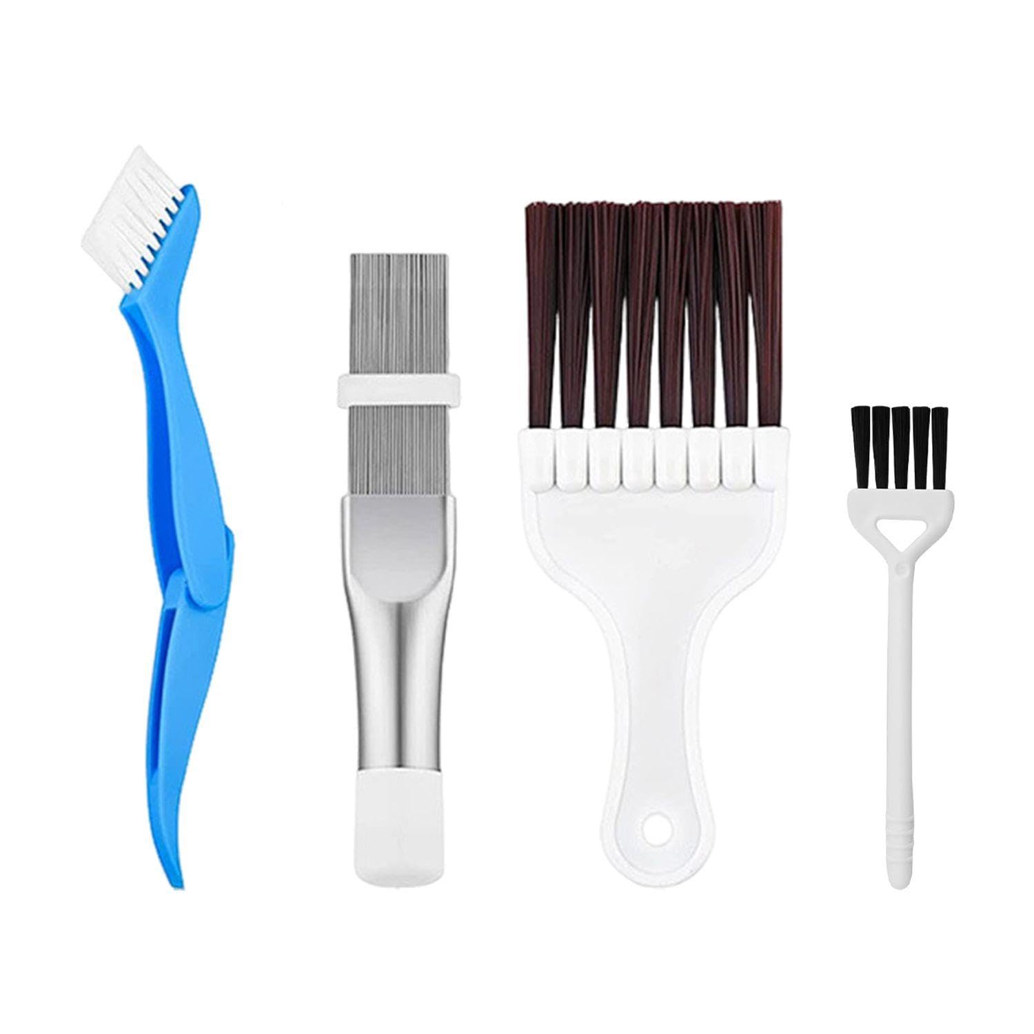 RNFKSU 4-Piece Air Conditioner Fin Comb Set, Radiator Cleaning Tool, Practical Cleaning Brush Set, Suitable For Air Conditioners, Condensers, And Dryers.
