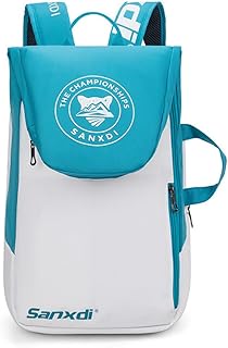 ラケットバッグ テニスバッグ バドミントンバッグ スポーツバック リュックサック レディース メンズ 男女兼用 撥水 軽量 (ブルー)