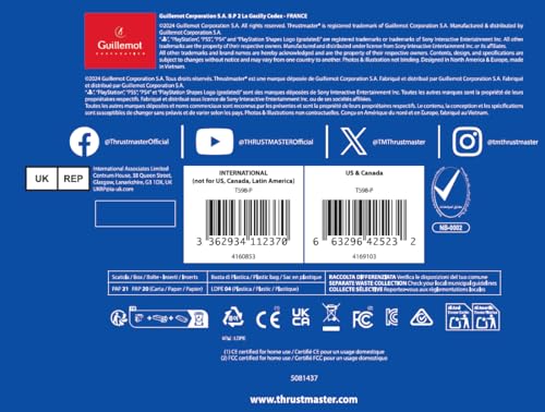 T598, Volante Force Feedback Direct Axial Drive per PS5, PS4, PC - Controller - Immagine 6
