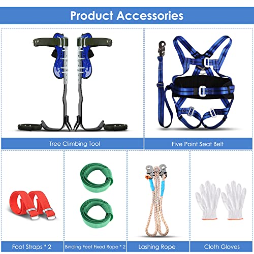 Griffe élagage stable pour grimper sans glisser avec pointes d'escalade réglables - 6
