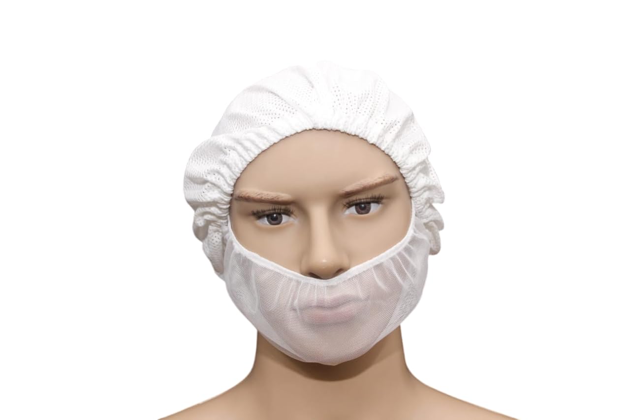 See full amazon price history chart for SuBaA Premium Washable Hairnet Head Cover Caps and Beard Cover Combo Pack (100 qty Pack) - Breathable Fabric, Lightweight | Ideal for Kitchen, House Cleaning, Farms, Food & Processing Industries, Hotels Hygiene (100) SuBaA Premium Washable Hairnet Head Cover Caps and Beard Cover Combo Pack (100 qty Pack) - Breathable Fabric, Lightweight | Ideal for Kitchen, House Cleaning, Farms, Food & Processing Industries, Hotels Hygiene (100) (B0C8NWJ1SX) Amazon Price History, Amazon Price Tracker