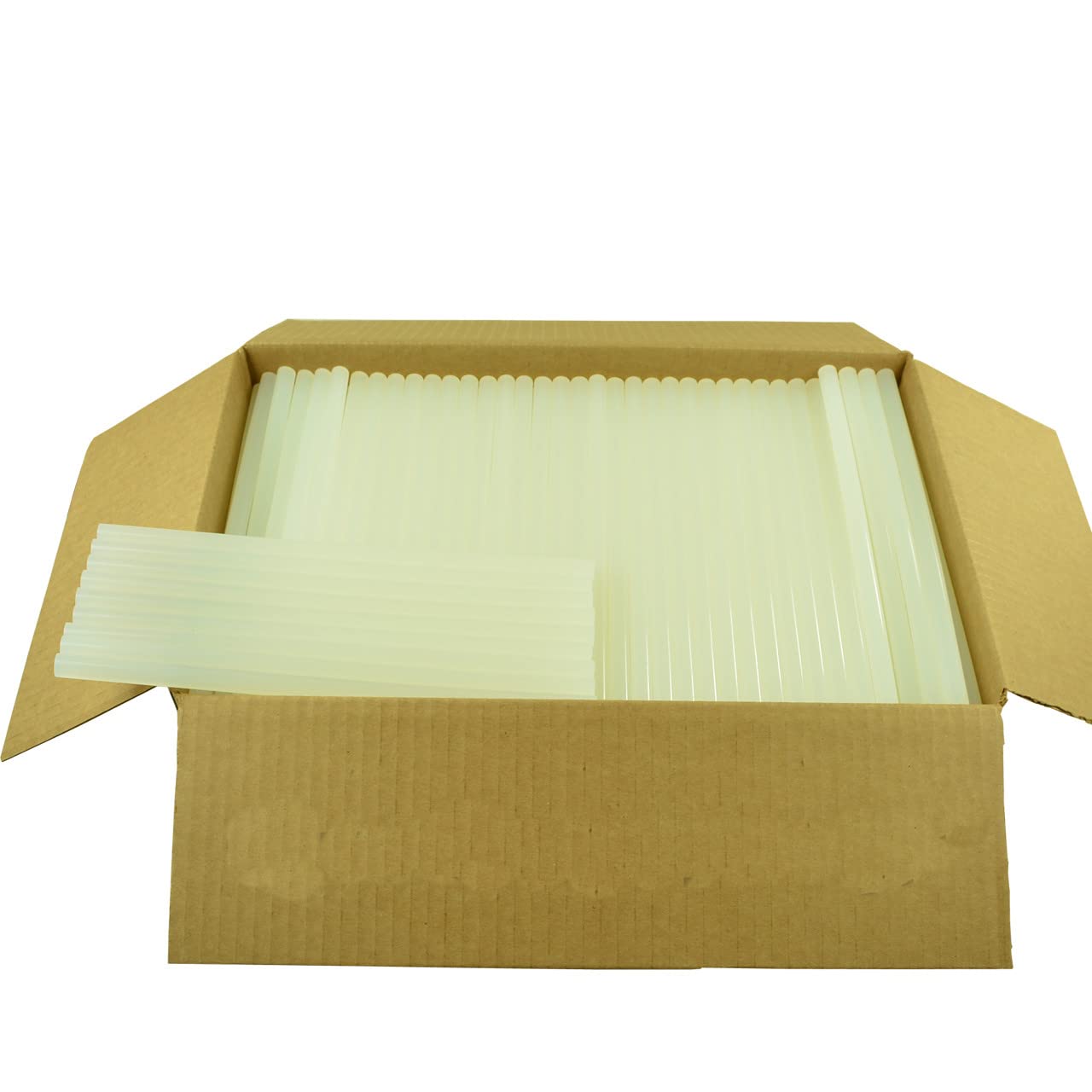 GlueSticks Direct Black Light Glue Sticks Glow Under a Black (UV) Light, Use with Hot & Cool Temp Guns, 7/16 X 10 25 lbs bulk