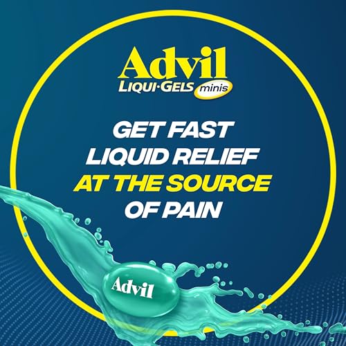 image for Advil Liqui-Gels Minis Pain Reliever and Fever Reducer, Pain Medicine 