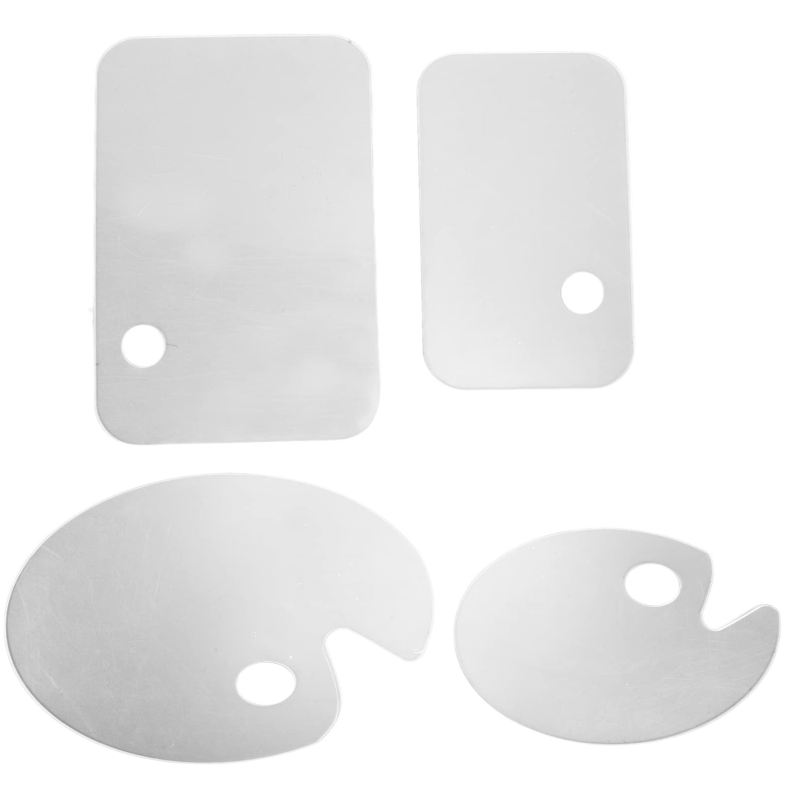 Tavolozze per pittura acrilica ad alta trasparenza, forniture per pittura con superficie lavabile direttamente, tavolozza non tossica e riutilizzabile per acrilico, olio e