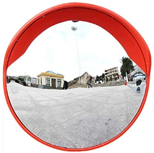 HQY Outdoor Traffic Wide-Angle Lens,Convex Mirror Wide-Angle Lens for Indoor and Outdoor, Observation Roads Wide-Angle Lens, Surveillance, Anti-Theft Garage Corner Mirror,100cm