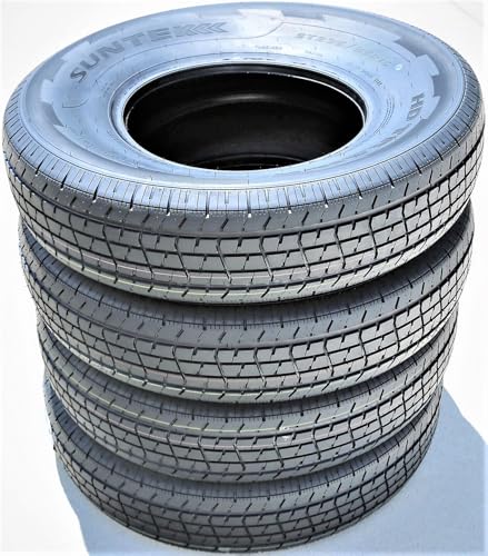 Set of 4 (FOUR) Suntek HD Trail 2 Semi Steel Premium Trailer Radial Tires-ST235/85R16 235/85/16