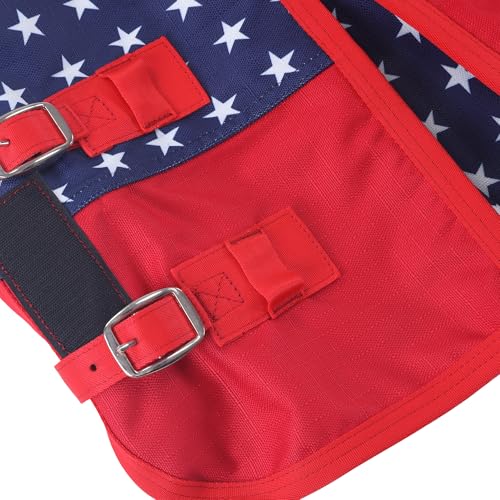 Image of 1200 Denier Waterproof Mini Shetland Rug Pony Rug Foal Rug Turnout Rug (no Filling) Star 45IN | Windproof Turnout Sheet for Miniature Horses, Foals, Yearlings, Donkeys. Ideal for Stable, Paddock Star 45IN